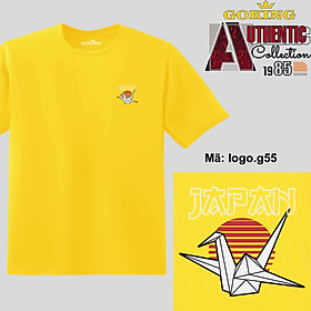 JAPAN, mã logo-g55. Hãy tỏa sáng như kim cương, qua chiếc áo thun Goking siêu hot cho nam nữ trẻ em, cặp đôi, gia đình, đội nhóm