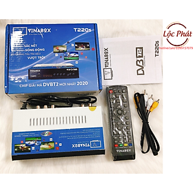 Đầu Thu  KTS DVB T2 Vinabox T220S Thế Hệ Mới 2021 – XEM TRUYỀN HÌNH MIỄN PHÍ- HÀNG CHÍNH HÃNG