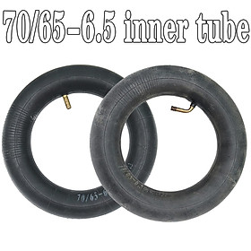 10 inch 70/65-6.5 10x2.70-6.5 Ống bên trong đặc biệt cho xe tay ga điện Color: Bent