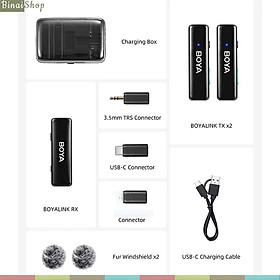 Mua BOYALINK 2 / BOYALINK 2 A1 - Micro Cài Áo Không Dây 2.4GHz Cho IOS  Android  Máy Ảnh  Phạm Vi Thu 300m - Hàng chính hãng