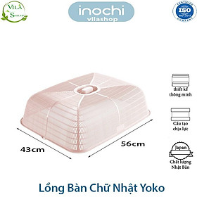 Mua Lồng Bàn Nhựa  Lồng Bàn Bảo Quản Thức Ăn Chữ Nhật Yoko Inochi  Nhựa Cao Cấp Thông Minh Kháng Khuẩn Không Mùi