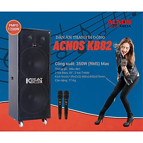 DÀN KARAOKE DI ĐỘNG ACNOS KB82 - Hàng Chính Hãng