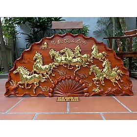 Mua Tranh quạt mã đáo thành công gỗ hương