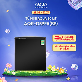 Mua Tủ lạnh 1 cửa Aqua 50 Lít AQR-D59FA(BS) - Hàng chính hãng