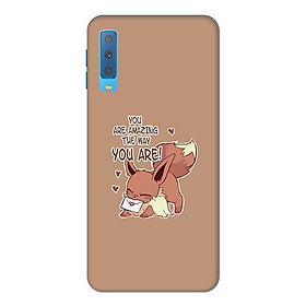 Ốp Lưng Dành Cho Điện Thoại Samsung Galaxy A7 2018 Pikachu Mẫu 2