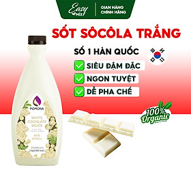 Sốt Socola Trắng Pomona Chocolate Sauce Nguyên Liệu Pha Chế Cà Phê Trà Sữa