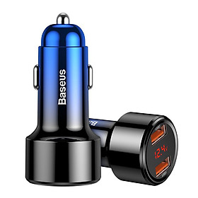 Mua Bộ tẩu sạc nhanh đa năng dùng cho xe hơi Baseus Magic Series Quick Charge (45W  LED Display  PD/ QC 3.0/ PPS/ SCP/ AFC  Quick Charger ) - Hàng Chính Hãng