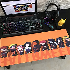 Miếng Lót Chuột, Bàn Di Chuột, mouse pad anime Naruto cỡ lớn (80x30x0.3)