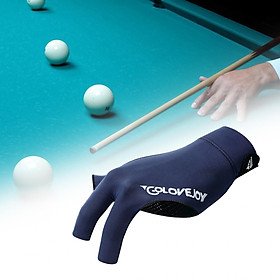 Open 3 Fingers Glove Billiards Gloves Left Hand Playing Mitts Snooker Gloves