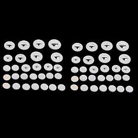 56Pieces Bb Clarinet Key Pads Replacement for Bass Clarinet Accessories NEW