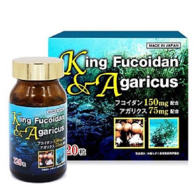 viên uống King Fucoidan Agaricus - Hỗ trợ ngăn ngừa bệnh ung thư Hộp 120