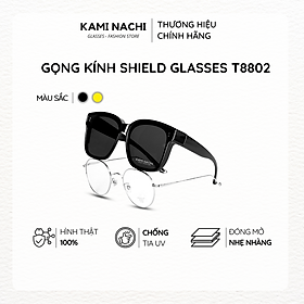 Gọng kính Shield Glasses chống phân cực, chống tia UV, có thể đeo cùng lúc với kính cận KAMI NACHI T8802