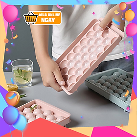 Mua  GRMN124  Giá hủy diệt  Khay đá tròn  khuôn làm đá có nắp đậy thông minh hình viên bi 33 viên