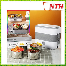 Hộp Cơm Hâm Nóng 2 Tầng 4 Ngăn Bucook DFH-C02 Dung Tích 2l 200W