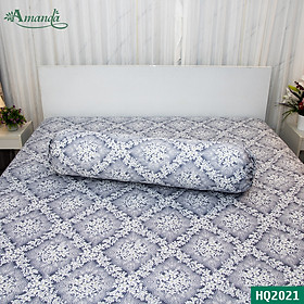 Mua Vỏ gối ôm 35*105cm Amanda HQ2021  chất liệu cotton lụa satin Hàn Quốc mềm mịn thoáng mát