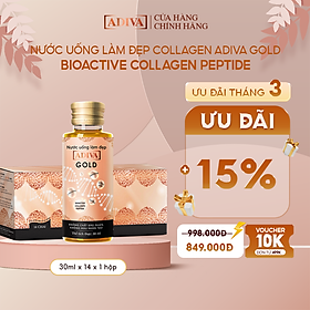 Nước uống làm đẹp Collagen ADIVA Gold (14 lọ x 30ml /hộp)