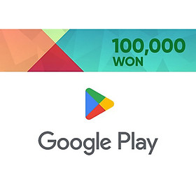 Hàn Quốc [Evoucher] Google Play Gift Card (Korea) 구글기프트카드 100,000 W.ON