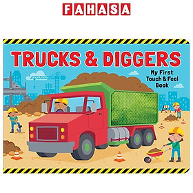Hình ảnh My First Touch & Feel Board Book - Trucks & Diggers
