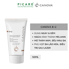 Kem Làm Mờ Nám Giúp Sáng Da Ngày Và Đêm Canova 8+2 Lightening Cream 50ml