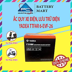 Ắc Quy YADEA 6-EVF-26 12V 26AH TTFAR, acquy dùng cho Xe Điện