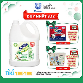 Nước Rửa Chén Sunlight Thiên Nhiên Muối Khoáng Và Lô Hội (3.6 kg) - Mới