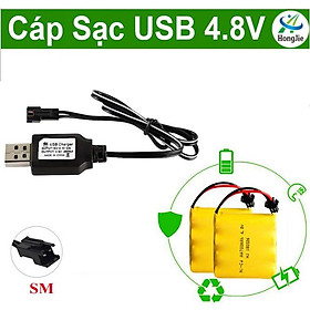 Mua Cáp Sạc Pin Dùng Cho Xe Điều Khiển Ô Tô 6V Cổng Nối SM