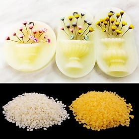 100% PURE ORGANIC BEESWAX PASTILLES BEADS DIY COSMETIC PRODUCTS SOAPS