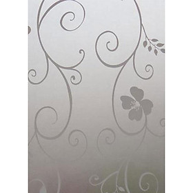 Miếng Dán Mờ Hình Hoa Trang Trí Cửa Kính (45 x 100cm)