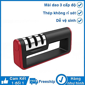 Mua Máy mài dao kéo  bộ mài dao cầm tay 3 rãnh cao cấp Bằng Thép không rỉ (Video Ảnh Thật )
