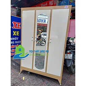 Mua Tủ sắt quần áo kích thước 1m2 x1m8 màu kem Nội Thất Bảo An