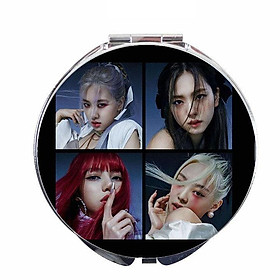 Gương Blackpink How you like that bỏ túi cầm tay 2 mặt dễ thương tiện lợi