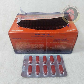 Mua thuốc gà đá - B50 / 2 FORTEN - thuốc bổ cho gà đá - gà óm - COMBO 1 VĨ / 10 VIÊN