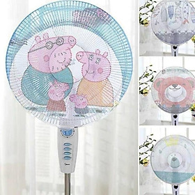Mua Lưới bọc quạt an toàn - thông minh - chống bụi bẩn - tính thẩm mĩ cao - hình cute ( giao ngẫu nhiên )