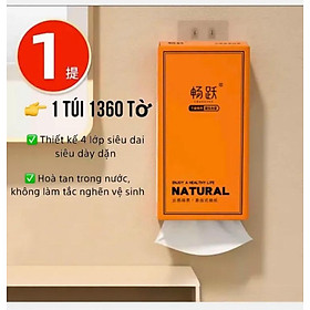 Túi Giấy Treo Tường 4 Lớp Bột Gỗ Nguyên Sinh, Phù Hợp Cho Cả Mẹ Và Bé, Thấm Hút Nhanh, Không Chất Hoá Học