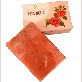 Xà bông - Xà phòng Hoa Hồng Sinh Dược 100% thiên nhiên tắm gội rửa mặt hương hoa hồng đặc trưng thơm nhẹ nồng nàn quyến rũ