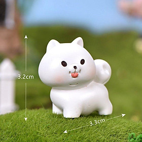 Phụ kiện chó cảnh đáng yêu dùng trang trí tiểu cảnh terrarium, cây cảnh, handmade