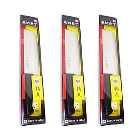 BÁO GIÁ Dao Làm Bếp Nhật Cao Cấp | Shopee Lazada Sendo Tiki mới nhất 6 Bộ 3 dao làm bếp Nikken cao cấp đầu vuông - Hàng Nội Địa Nhật