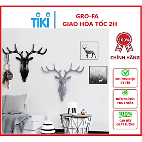 Mua Móc Vật Dụng Dán Tường Trang Trí Hình Đầu Hươu- Hàng Chính Hãng