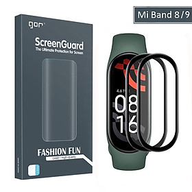 Mua Dán màn hình 3D GOR cho Đồng Hồ Xiaomi Mi band 8 / Xiaomi Mi Band 9 - Hàng Chính Hãng