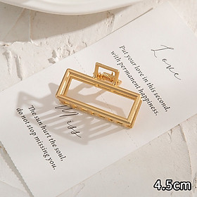 Kẹp Tóc Càng Cua Kim Loại Cỡ Lớn Phong Cách Hàn Quốc Thanh Lịch KT15