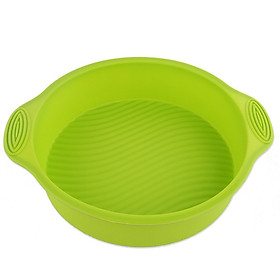 Khuôn Bánh Gato Bông Lan Tròn Bằng Silicon Tiện Lợi