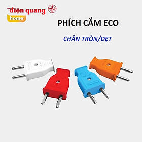 Mua Phích cắm Điện Quang ECO - nhựa ABS chịu nhiệt  chống rò rỉ điện - chân tròn/dẹt