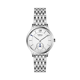 ĐỒNG HỒ TOPHILL TA051L.S1652 Đồng hồ nữ dây và vỏ thép không gỉ 316L, máy pin, kính sapphire