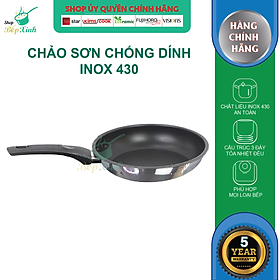 Chảo Chống Dính Bếp Từ Fivestar Tặng 5 Muỗng (24cm)