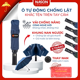 Ô tự động thông minh hai chiều Nason Umbrella phiên bản V3 chống gió cấp 6, ô gấp ngược, tối ưu hóa khả năng chắn nước