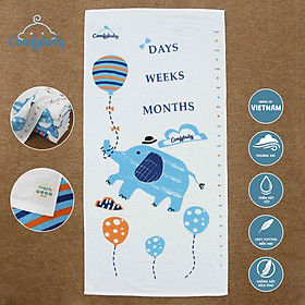 Khăn tắm cho bé và gia đình 100% Cotton cao cấp Comfybaby hàng Việt Nam xuất khẩu - đồ dùng phòng tắm kích thước 70*150cm