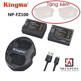 Mua Pin - Sạc Đôi KingMa Cổng USB Cho Sony FZ100 2000mAh
