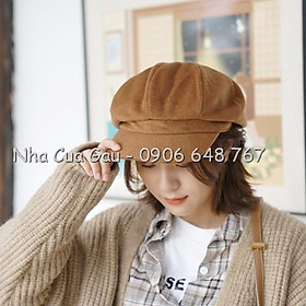 Nón beret bí nỉ 4 màu best seller