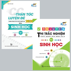 Combo CC Thần tốc luyện đề 2020 môn Sinh học tập 1 - Ôn Luyện Thi Trắc Nghiệm THPT Quốc Gia Năm 2019 Môn Sinh Học
