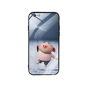 Ốp Lưng Kính Cường Lực cho điện thoại Iphone 6 / 6s - Pig 12